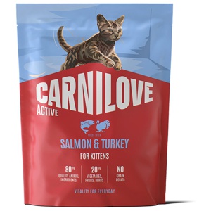 Carnilove Kitten Active Salmon & Turkey (400 g) produkt bild