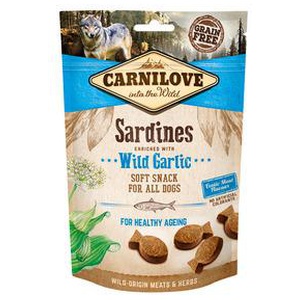 Carnilove Semi Moist Snack, Sardiness & Garlic - 200 g. produktbillede