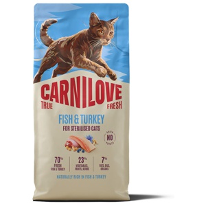 Carnilove True Fresh Cat Adult Sterilised Fish & Turkey Torrfoder till Katt produkt bild