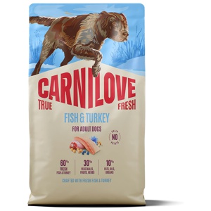 Carnilove True Fresh Dog Adult Fish & Turkey Torrfoder till Hund produkt bild