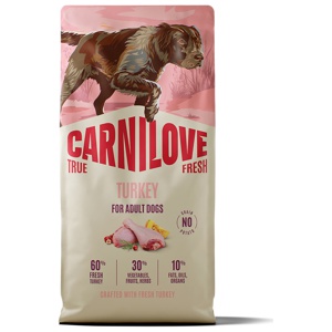 Carnilove True Fresh Dog Adult Turkey Torrfoder till Hund produkt bild