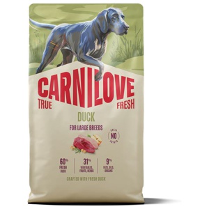 True Fresh Dog Duck for Adult Large Breeds 4kg produkt bild