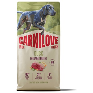 Carnilove True Fresh Large Breed med anka - Ekonomipack: 2 x 12 kg produkt bild