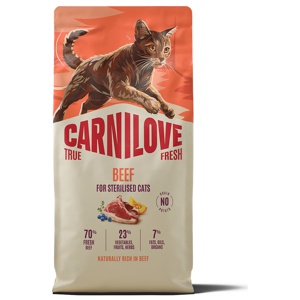 True Fresh Beef Adult Sterilised Torrfoder för Katt - 6 kg produkt bild