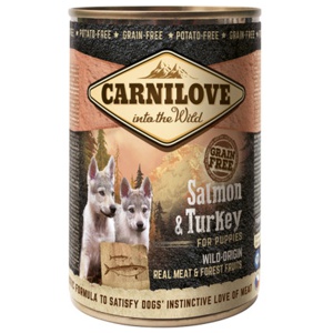 Carnilove Wild Meat Salmon & Turkey For Puppies produkt bild