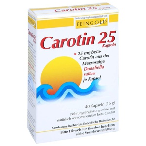 CAROTIN 25 Feingold Kapseln Produktbild