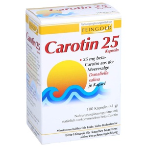 CAROTIN 25 Feingold Kapseln Produktbild