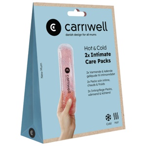 Carriwell Hot & Cold Intimate Care Packs, Onesize, rosa, 2 stk. produktbilde