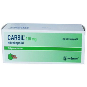 Carsil kõvakapsel 110mg n30 toote pilt