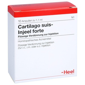 CARTILAGO suis Injeel forte Ampullen Produktbild