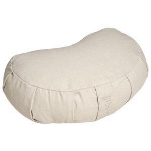 Meditationskudde Halvmåne Beige produkt bild