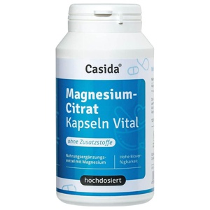 Casida Magnesiumcitrat Kapseln Vital 120 St Kapseln Produktbild