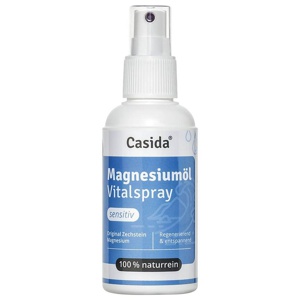Casida Magnesiumöl Vitalspray Sensitiv Zechstein 100 ml Spray Produktbild