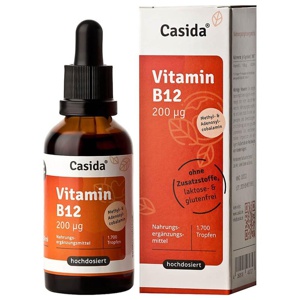 Casida Vitamin B12 200µg 50 ml Tropfen Produktbild