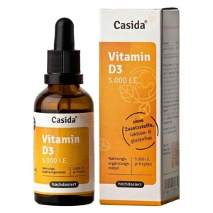 Casida Vitamin D3 5.000 I.E. Tropfen 50 ml Tropfen Produktbild