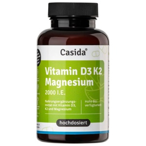 Casida Vitamin D3 K2 Magnesium 90 St Kapseln Produktbild