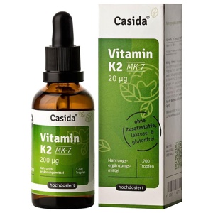 Casida Vitamin K2 MK7 200µg Tropfen 50 ml Tropfen Produktbild