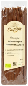 Castagno Fuldkorns Spelt Spaghetti Ø 500 g produktbillede