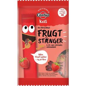 Castus Fruktstänger Jordgubb 100 g produkt bild