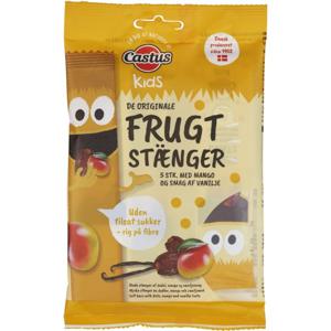 Castus Fruktstänger Mango/Vanilj 100 g produkt bild
