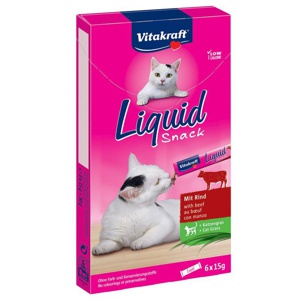 Vitakraft Cat Liquid-Snack oksekød og inulin produktbillede