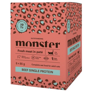 Cat Pouches Adult Beef - 8 x 85 g produkt bild