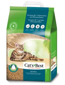Cat´s Best Sensitive kattsand - Ekonomipack: 2 x 20 l (14,4 kg) produkt bild