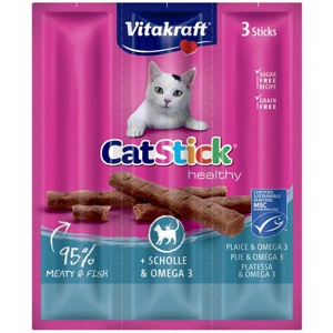 Cat Stick Healthy rødspætte 3x6 g produktbillede