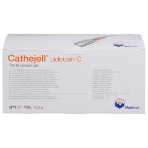 CATHEJELL Lidocain C steriles Gleitgel ZHS 12,5 g Produktbild