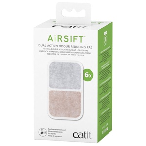 Catit Jumbo kattlåda - Tillbehör: 6-pack Catit Airsift ersättningsfilter produkt bild
