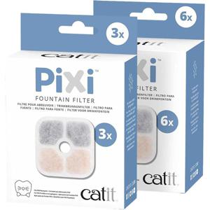 Catit PIXI vattenfontän, rostfritt stål - Tillbehör: Utbytesfilter (6 st) produkt bild