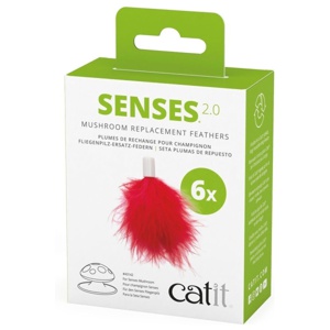 Catit Senses 2.0 Refill-fjädrar till Akiveringsleksak Flugsvamp 6-pack produkt bild