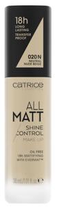 Catrice All Matt Shine Control Make Up 020 N Neutral Nude Beige 30 ml produkt bild