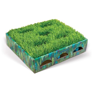 Catstages Grass Patch Låda med Låtsasgräs & 3 bollar produkt bild