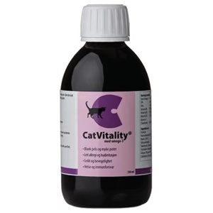 CatVitality omega-3 tilskuddsfôr til katt 250 ml produktbilde