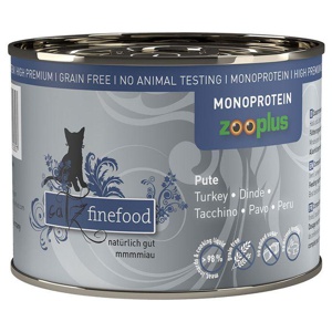 catz finefood Monoprotein zooplus 6 x 200 g Produktbild