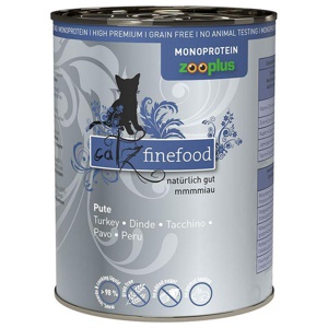 catz finefood Monoprotein zooplus 6 x 400 g Produktbild