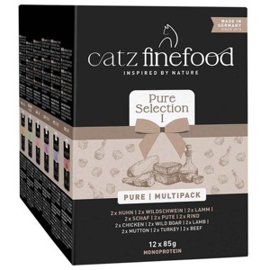 catz finefood Pure Pouch Mix 12 x 85 g Produktbild