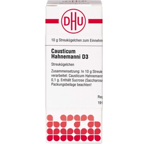 CAUSTICUM HAHNEMANNI D 3 Globuli Produktbild