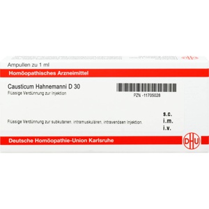CAUSTICUM HAHNEMANNI D 30 Ampullen Produktbild