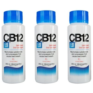CB12 Mild Mint-Menthol Mouthwash 250ml x 3 product image