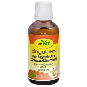 cdVet singulares Bio-Ägyptisches Schwarzkümmelöl für Tiere, 50 ml Flüssigkeit Produktbild