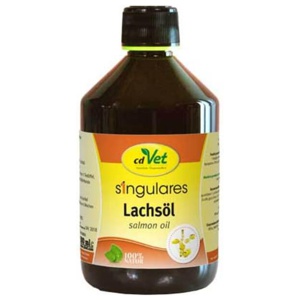 Singulares Lachsöl für Hunde und Katzen, 500 ml Öl Produktbild