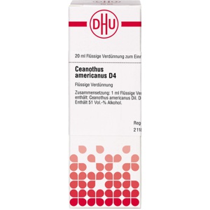 CEANOTHUS AMERICANUS D 4 Dilution Produktbild