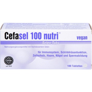 CEFASEL 100 nutri Selen-Tabs Produktbild