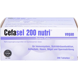 CEFASEL 200 nutri Selen-Tabs Produktbild