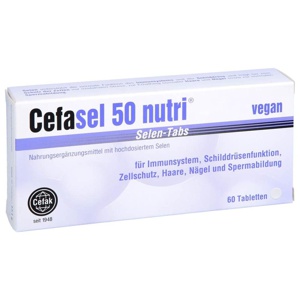 CEFASEL 50 nutri Selen-Tabs Produktbild