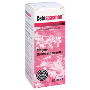 CEFASPASMON Tropfen zum Einnehmen Produktbild