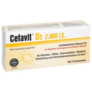 CEFAVIT D3 2.000 I.E. Filmtabletten Produktbild