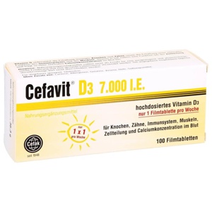 CEFAVIT D3 7.000 I.E. Filmtabletten Produktbild